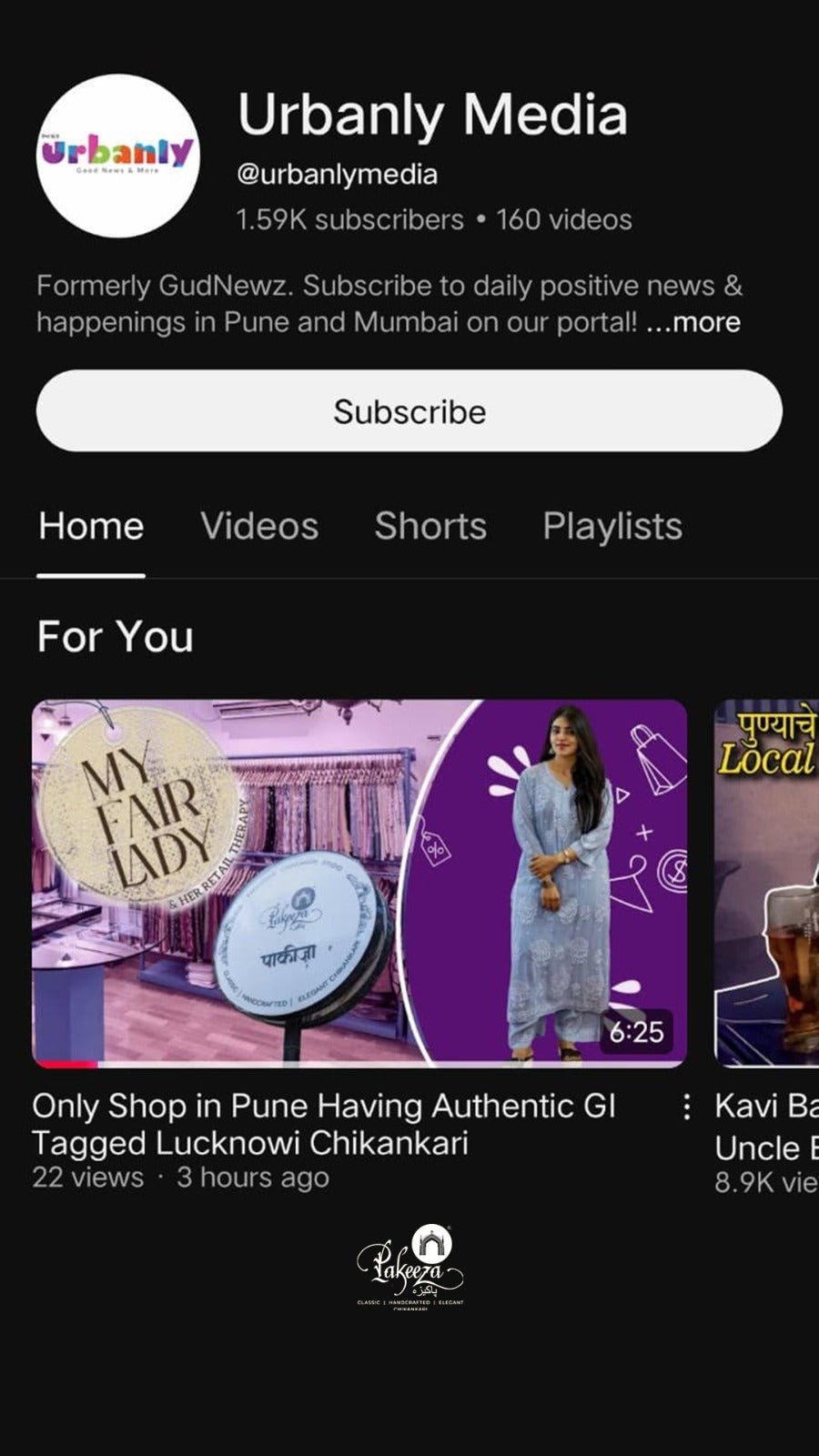 Only shop in Pune having authentic GI tagged Lucknowi Chikankari