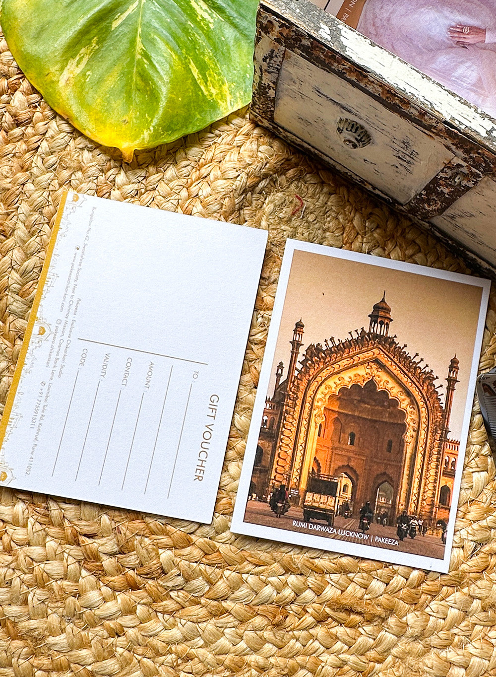 Postcard - Rumi Darwaza Lucknow Pakeeza Gift Voucher