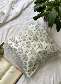 Blue Tree  - Gharonda Cotton Cushion Cover