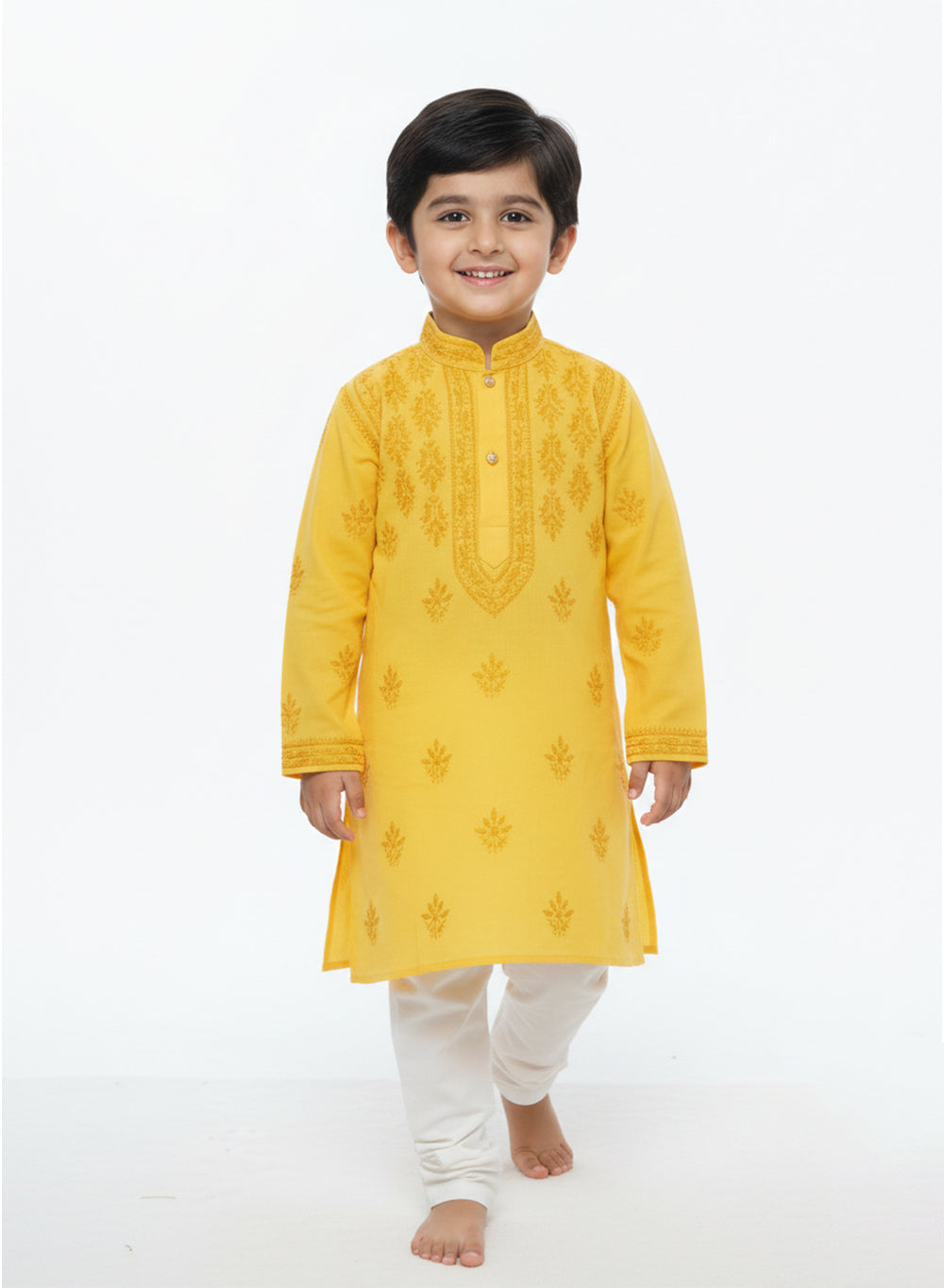Mango - Cotton Chikankari Kidswear Kurta